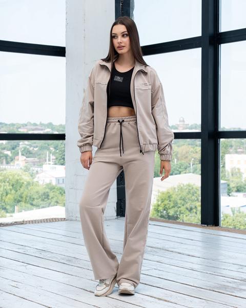 Костюм спорт AZNA (S-XL) Д144 beige (деми)