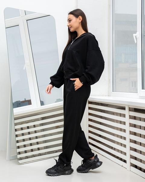 Костюм спорт AZNA (XS-L) ДП181 black (деми)