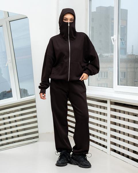 Костюм спорт AZNA (XS-L) ДП181 chocolate (деми)