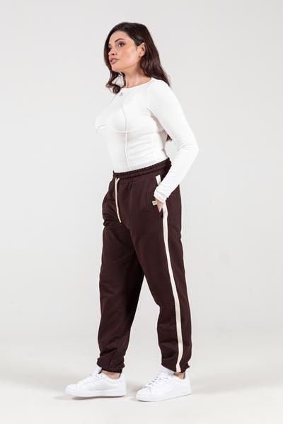 Штаны спорт AZNA (XL-4XL) Б310 chocolate (деми)