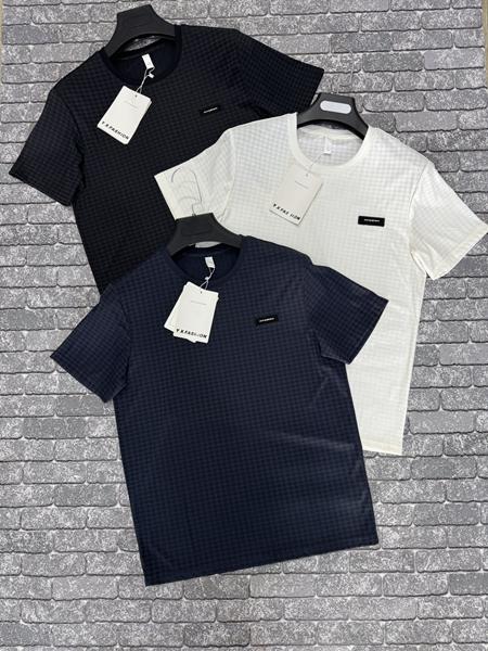 Футболка F.T.H (L-4XL) F954 navy (лето)