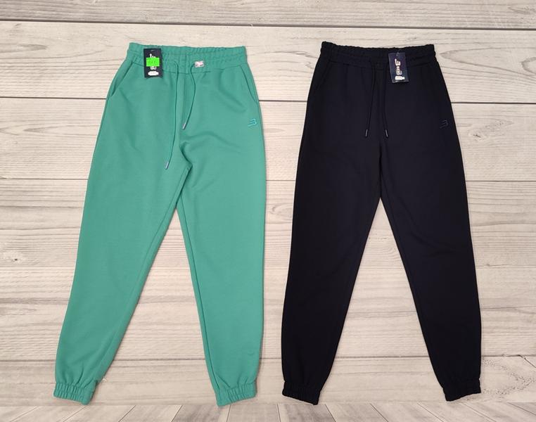 Штаны спорт Samo (48-56) 3306 green (деми)