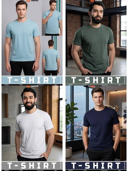 Футболка Samo (48-56) 5003-1 white (лето)