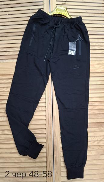 Штаны спорт Sport style (48-58) 2 black (деми)