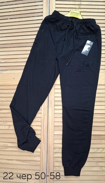 Штаны спорт Sport style (50-58) 22 black (деми)