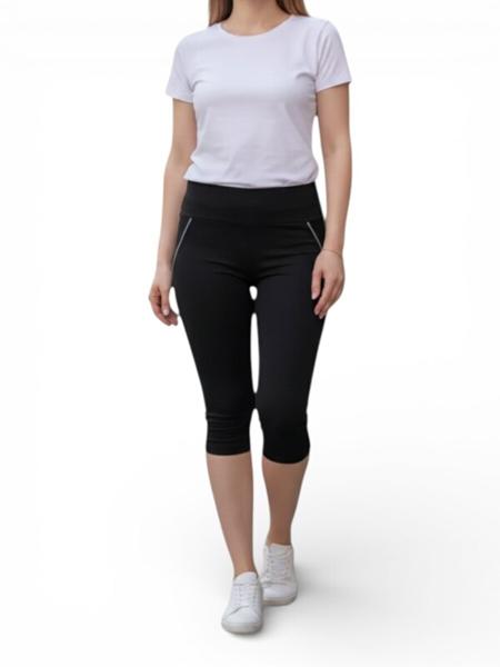 Бриджи Sport style (S-XL) 50215 black (лето)
