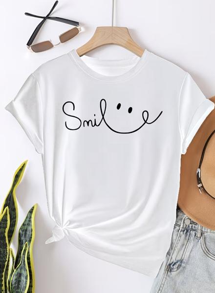 Футболка ALIA (M-3XL) AL5 white (лето)