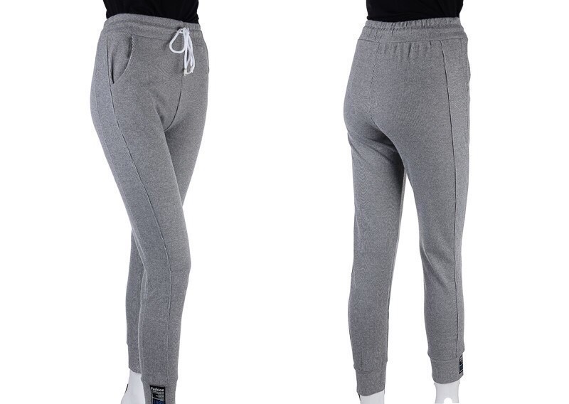 Штаны спорт АнЯ (S-2XL) 1811 grey (деми)