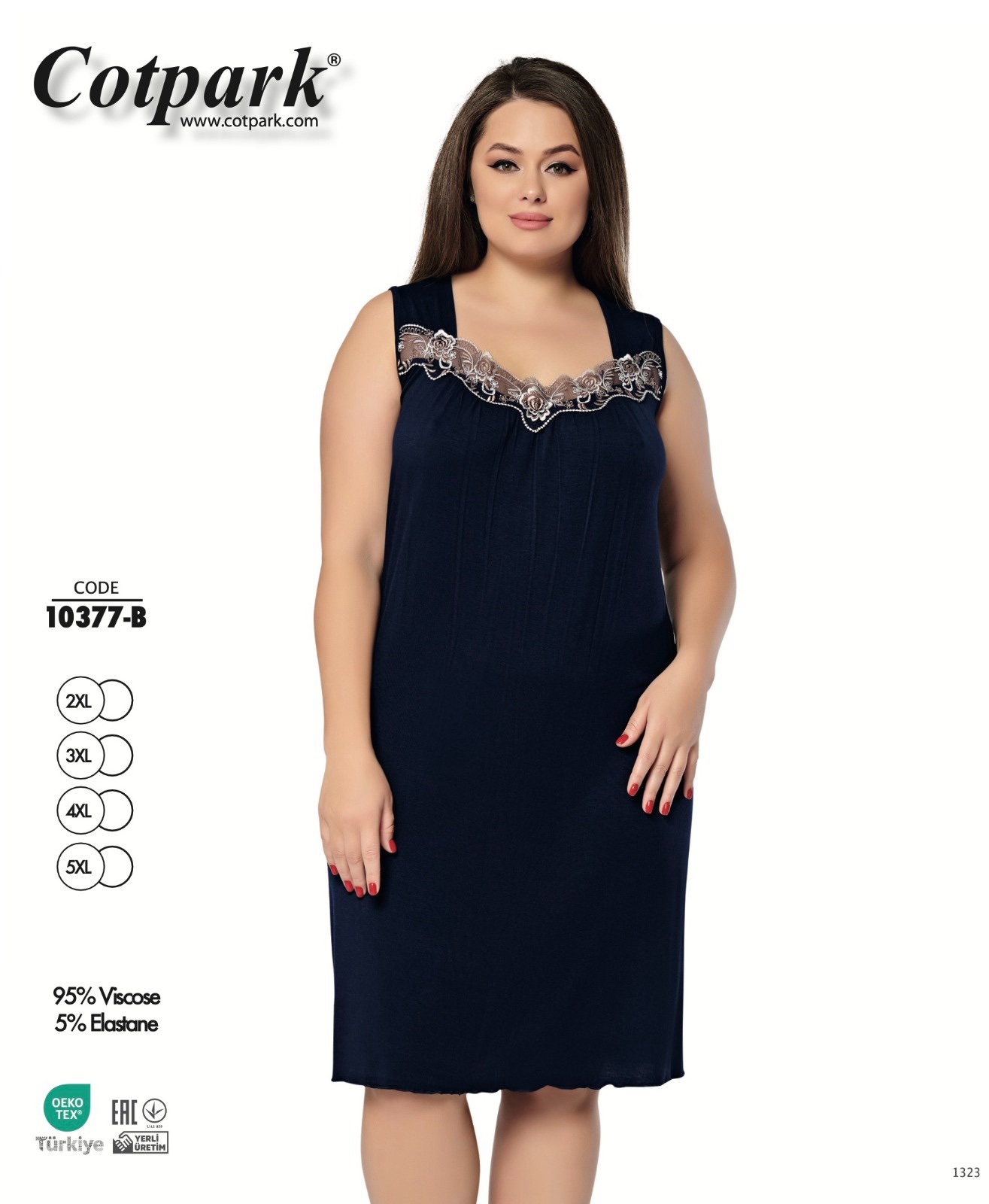 Ночнушка Disneyopt (2XL-5XL) DS511-10377B black (лето)