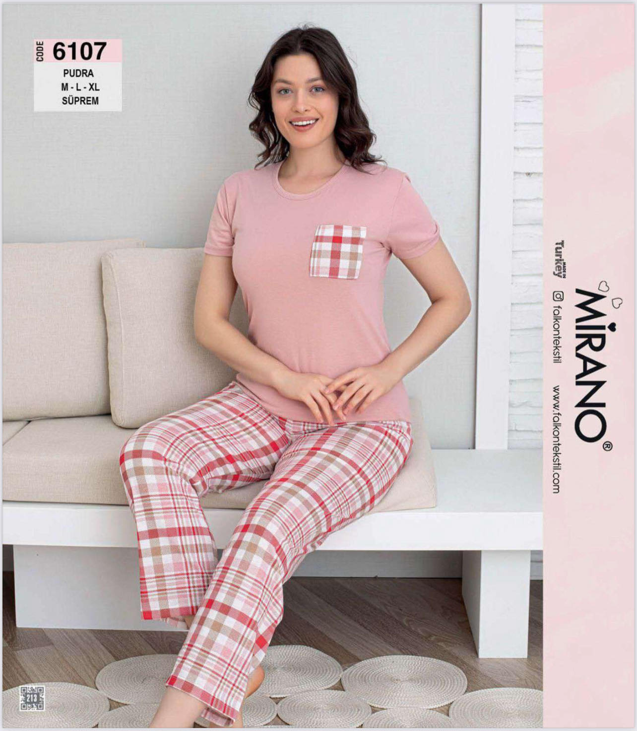 Пижама Disneyopt (M-XL) DS579-6107 pink (лето)