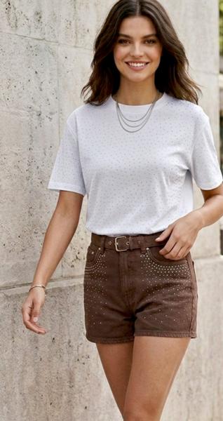 Футболка Lora (one size) LR1201 white (лето)