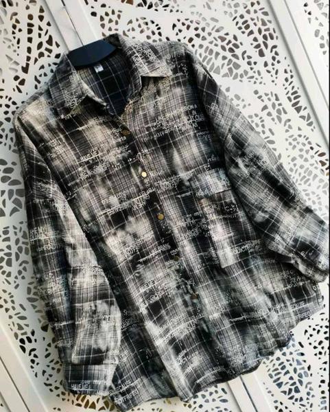 Рубашка Lora (one size) LR1252 black (деми)