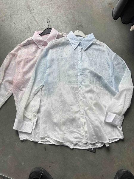 Рубашка Lora (44-48) LR1274 pink (деми)