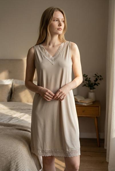 Ночнушка Trikotag (46-48) 1833 beige (лето)