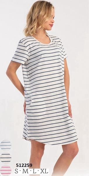 Ночнушка Trikotag (S-XL) 512259 white (лето)