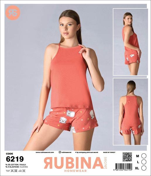 Пижама Trikotag (M-XL) 6219 orange (лето)