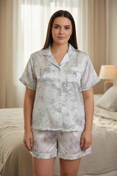 Пижама Trikotag (3XL-5XL) T330 l.grey (лето)