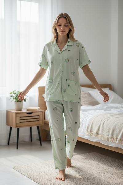 Пижама Trikotag (46-48) T382 l.green (деми)