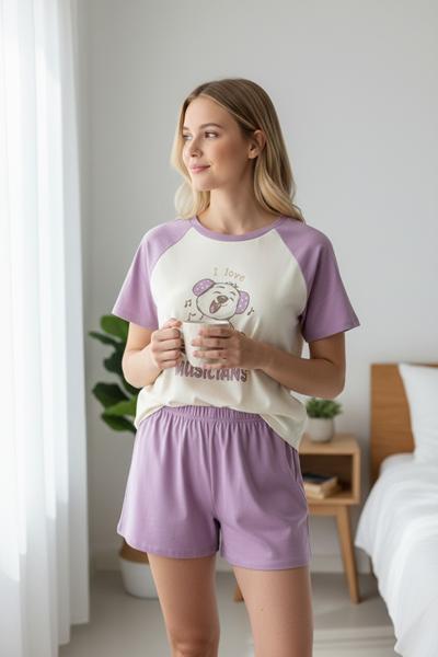 Пижама Trikotag (XL-2XL) T385 purple (лето)