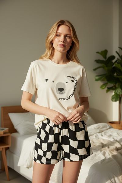 Пижама Trikotag (M-2XL) T403 beige (лето)