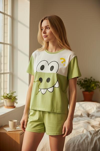 Пижама Trikotag (M-2XL) T417 green (лето)