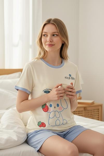 Пижама Trikotag (M-2XL) T419 beige (лето)