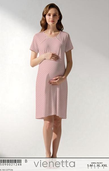 Ночнушка Trikotag (S-2XL) T432 powder (лето)