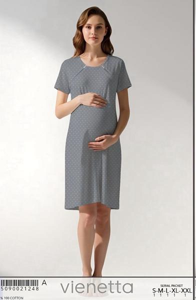 Ночнушка Trikotag (S-2XL) T433 d.grey (лето)