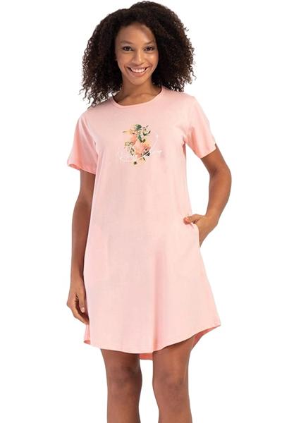 Ночнушка Trikotag (S-XL) T435 peach (лето)