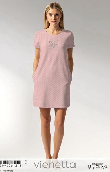 Ночнушка Trikotag (M-2XL) T441 powder (лето)