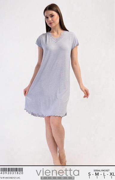 Ночнушка Trikotag (S-XL) T474 l.grey (лето)