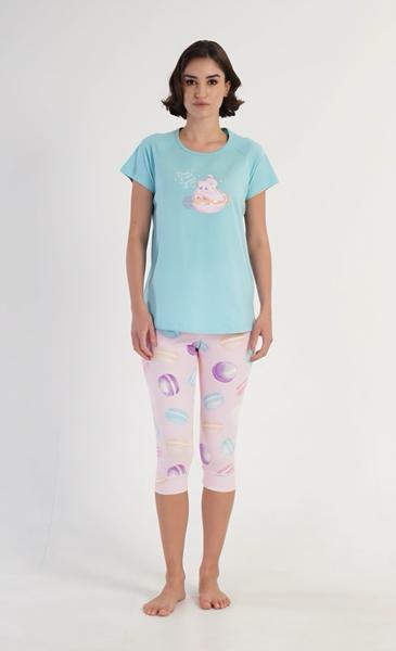 Пижама Trikotag (S-XL) T485 l.blue (лето)