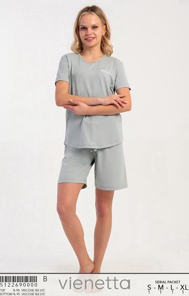 Пижама Trikotag (S-XL) T499 l.grey (лето)