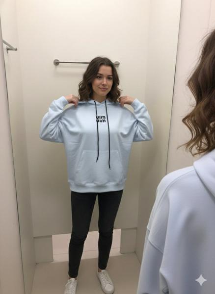 Худи Newe (one size) 53 l.blue (деми)