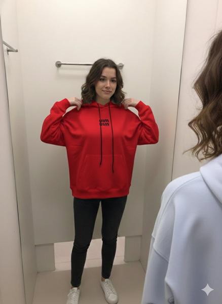 Худи Newe (one size) 53 red (деми)