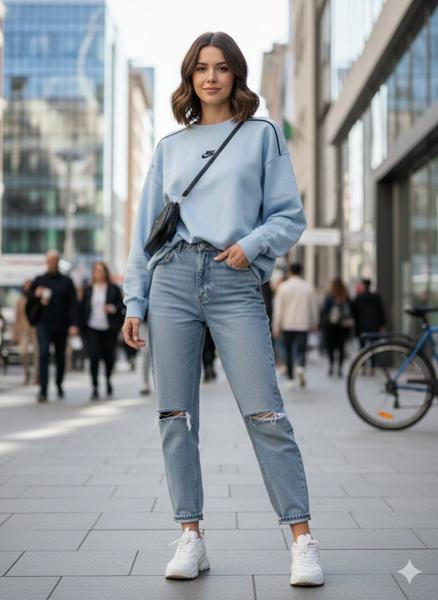 Свитер Newe (44-46) 55-2 l.blue (деми)