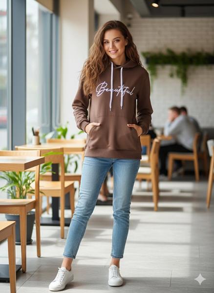 Худи Newe (52-54) NW6 brown (деми)