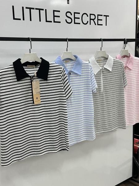 Футболка Little Secret (one size) 10321 grey-white (лето)