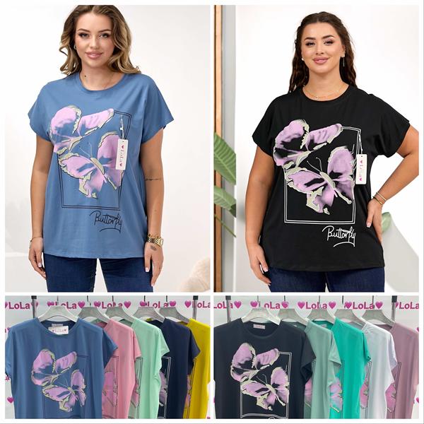 Футболка Lola (50-54) LL518 mix (лето)