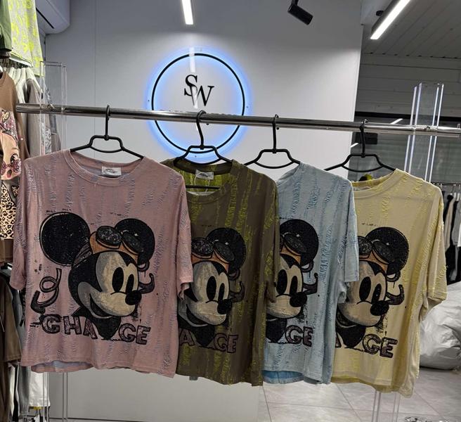 Футболка Saint Wish (one size) 1230-2 mix (лето)