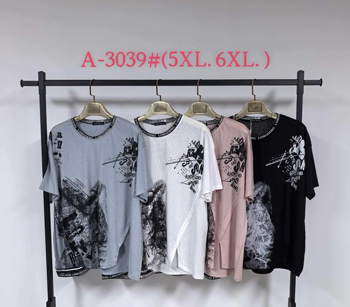 Футболка Saint Wish (5XL-6XL) A3039 mix (лето)