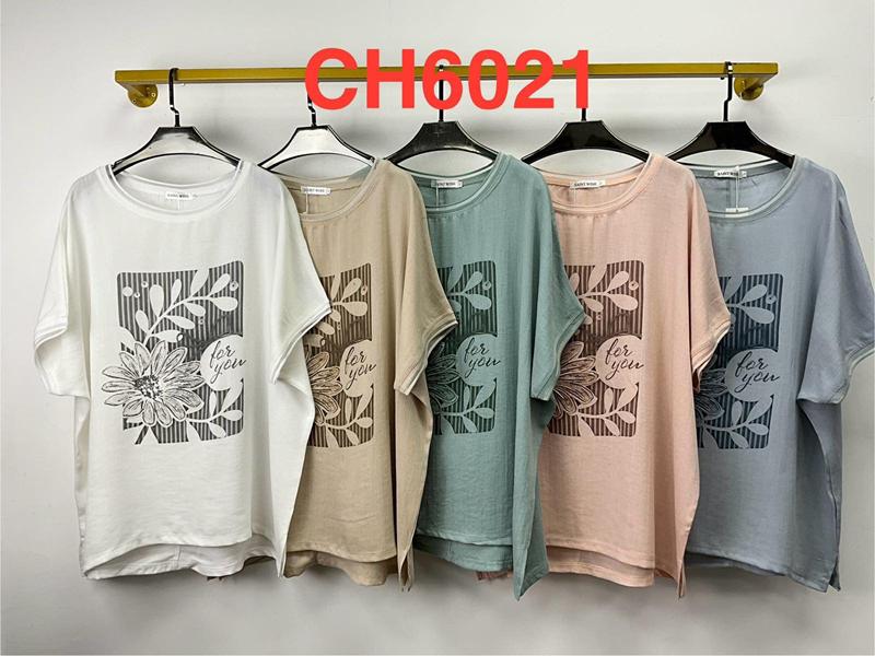 Футболка Saint Wish (5XL-6XL) CH6021 mix (лето)