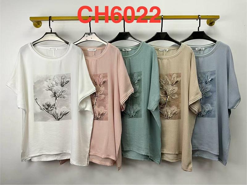 Футболка Saint Wish (5XL-6XL) CH6022 mix (лето)