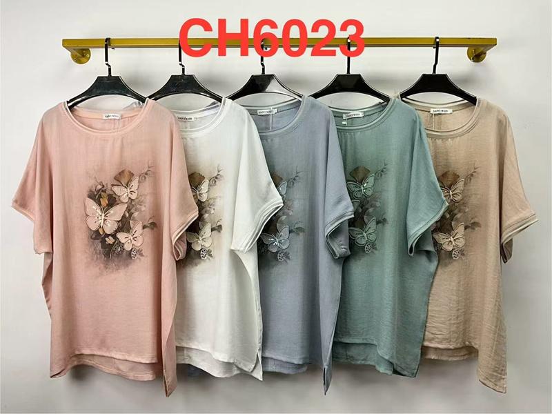 Футболка Saint Wish (5XL-6XL) CH6023 mix (лето)