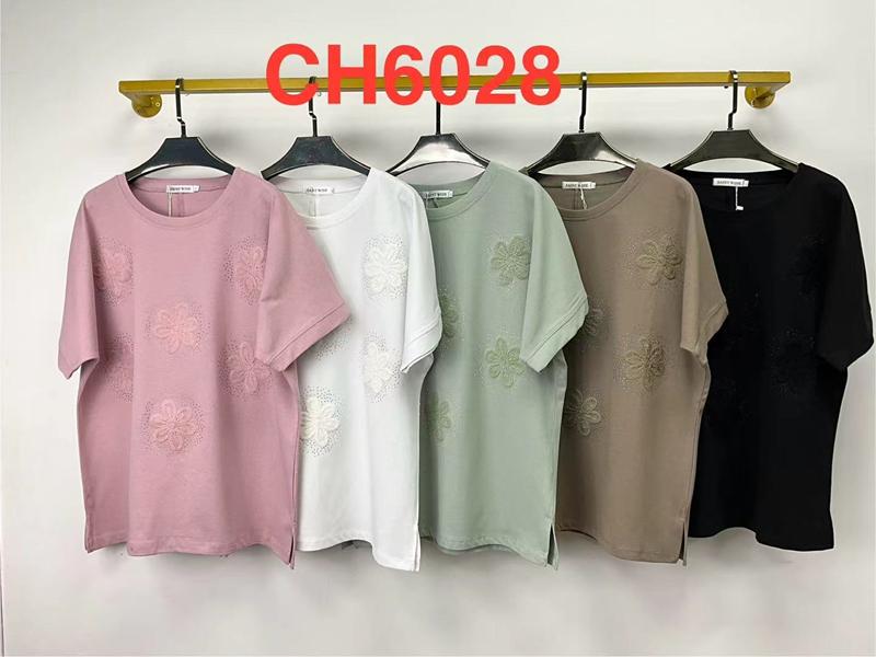 Футболка Saint Wish (XL-2XL) CH6028 mix (лето)