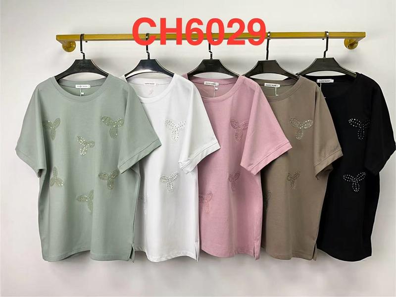 Футболка Saint Wish (2XL-3XL) CH6029 mix (лето)