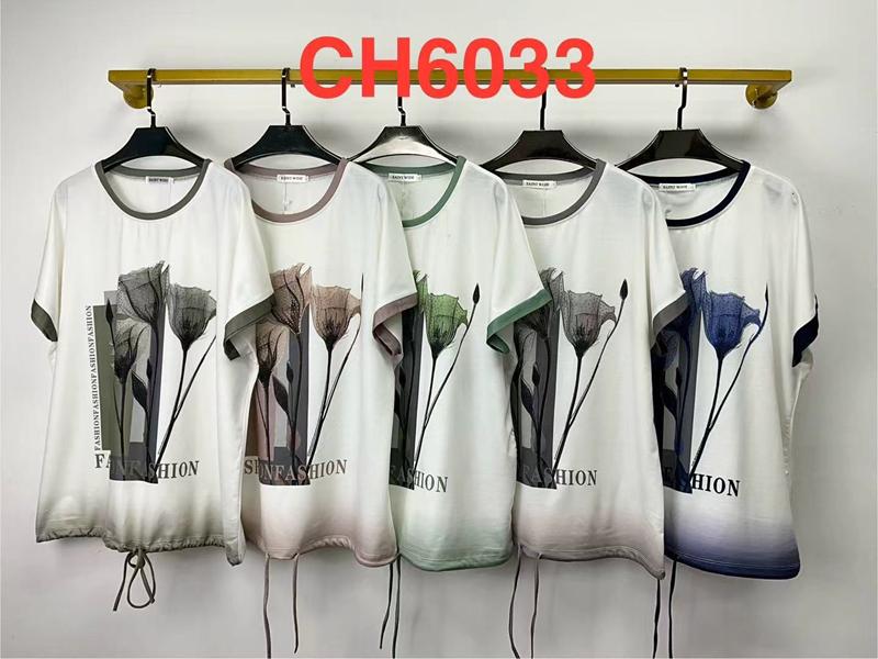 Футболка Saint Wish (2XL-3XL) CH6033 mix (лето)