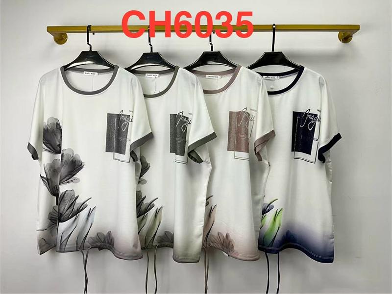 Футболка Saint Wish (4XL-5XL) CH6035 mix (лето)