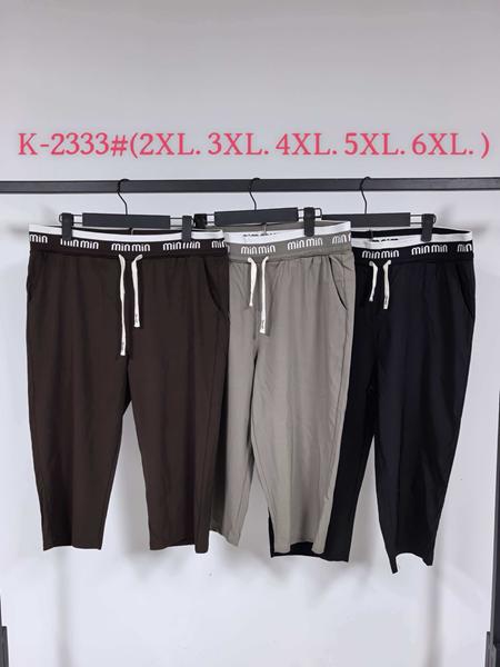 Бриджи Saint Wish (2XL-6XL) K2333 grey (лето)