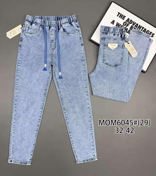 Джинсы Vindassion (32-42) 6045 l.blue (деми)